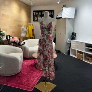 KEEPSAKE the Label vibrant floral midi sundress